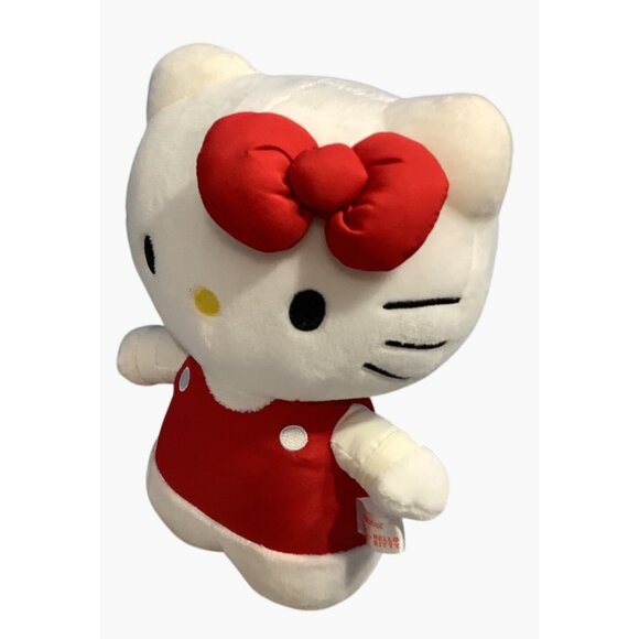 Kidrobot Hello Kitty Plush Toy With Red Bow & Dress 9" - Picture 4 of 5
